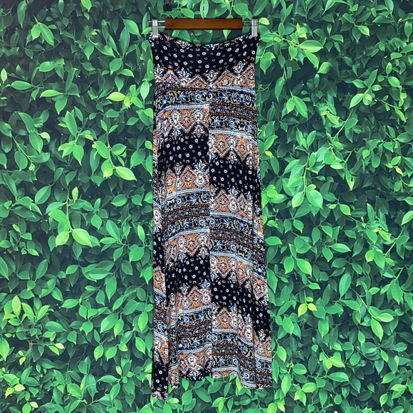 TRIBAL PATTERNED MAXI SKIRT · SIZE M - Picture 3 of 5